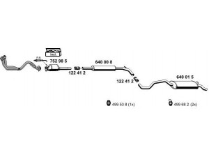 ERNST 060013 išmetimo sistema 
 Išmetimo sistema -> Išmetimo sistema, visa