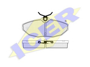 ICER 181546 stabdžių trinkelių rinkinys, diskinis stabdys 
 Techninės priežiūros dalys -> Papildomas remontas
C2C 20585, C2C 8342, 3W4Z-2200-AA