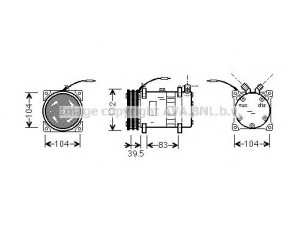 AVA QUALITY COOLING UVK035 kompresorius, oro kondicionierius