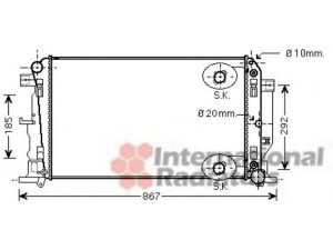 VAN WEZEL 30002445 radiatorius, variklio aušinimas 
 Aušinimo sistema -> Radiatorius/alyvos aušintuvas -> Radiatorius/dalys
9065000402, A9065000402