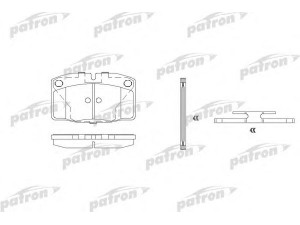 PATRON PBP173 stabdžių trinkelių rinkinys, diskinis stabdys 
 Techninės priežiūros dalys -> Papildomas remontas
1605670, 1605697, 1605703, 1605783