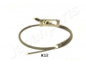 JAPANPARTS BC-K12 trosas, stovėjimo stabdys 
 Stabdžių sistema -> Valdymo svirtys/trosai
0K2A144410F