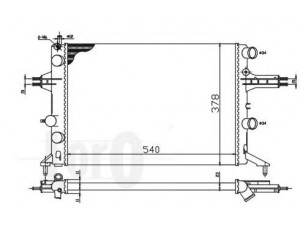 LORO 037-017-0066 radiatorius, variklio aušinimas 
 Aušinimo sistema -> Radiatorius/alyvos aušintuvas -> Radiatorius/dalys
1300186, 1300211, 90570723, 9202491
