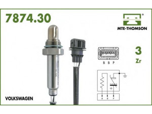 MTE-THOMSON 7874.30.138 lambda jutiklis 
 Išmetimo sistema -> Jutiklis/zondas
030.906.265, 030.906.265.B, 030.906.265