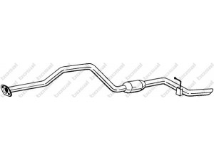 BOSAL 285-335 galinis duslintuvas 
 Išmetimo sistema -> Duslintuvas
R2F6-40-3A0C