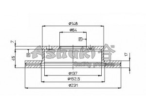 ASHUKI 0990-4008 stabdžių diskas
0 986 478 379/BOSCH, 09.6741.10/BREMBO