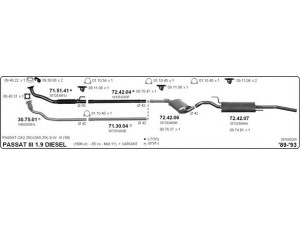 IMASAF 587000255 išmetimo sistema 
 Išmetimo sistema -> Išmetimo sistema, visa