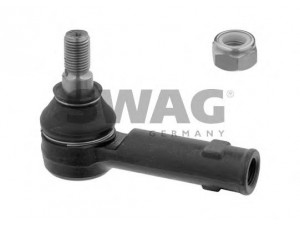 SWAG 50 71 0010 skersinės vairo trauklės galas; išilginės vairo trauklės galas 
 Vairavimas -> Vairo mechanizmo sujungimai
5 021 442, 6 172 643, 86VB3289A2D