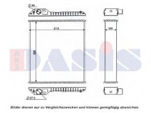 AKS DASIS 440594N radiatorius, variklio aušinimas