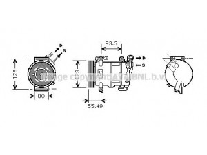 PRASCO CNK251 kompresorius, oro kondicionierius 
 Oro kondicionavimas -> Kompresorius/dalys
6453YQ, 648742, 9684075880, 9689084880