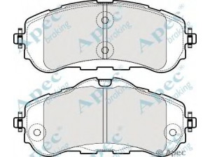 APEC braking PAD1971 stabdžių trinkelių rinkinys, diskinis stabdys
1610428780