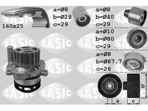 SASIC 3906078 vandens siurblio ir paskirstymo diržo komplektas 
 Diržinė pavara -> Paskirstymo diržas/komplektas -> Paskirstymo diržas/komplektas
03L121011JX+03L198119D, 03L121011JX+03L198119D