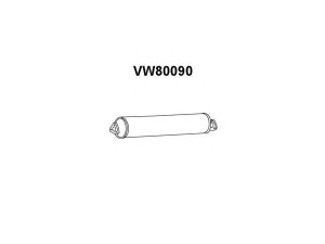 VENEPORTE VW80090 priekinis duslintuvas 
 Išmetimo sistema -> Duslintuvas
068251053J