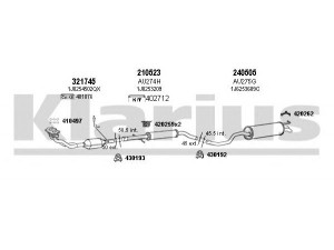 KLARIUS 790254E išmetimo sistema