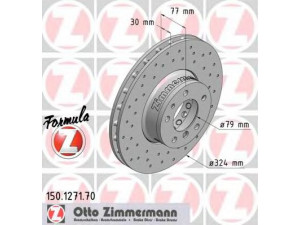 ZIMMERMANN 150.1271.70 stabdžių diskas 
 Dviratė transporto priemonės -> Stabdžių sistema -> Stabdžių diskai / priedai
3411 1 159 895, 3411 1 159 916
