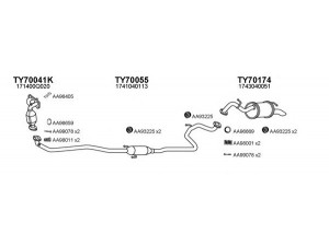 VENEPORTE 700139 išmetimo sistema 
 Išmetimo sistema -> Išmetimo sistema, visa