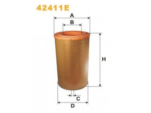 WIX FILTERS 42411E oro filtras
0754718, 1314531, 1318919, 754718