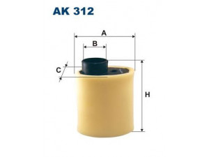 FILTRON AK312 oro filtras 
 Techninės priežiūros dalys -> Techninės priežiūros intervalai