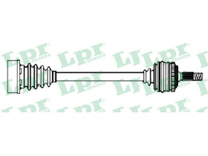 LPR DS52268 kardaninis velenas 
 Ratų pavara -> Kardaninis velenas
31607514450, 31607514476, 31607518238