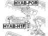 FEBEST HYAB-H1F valdymo svirties/išilginių svirčių įvorė
MR353009, 54535-4A800