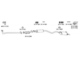 HJS Op_394 išmetimo sistema 
 Išmetimo sistema -> Išmetimo sistema, visa