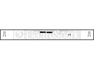 STANDARD OEK619 uždegimo laido komplektas 
 Kibirkšties / kaitinamasis uždegimas -> Uždegimo laidai/jungtys