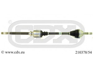 CDX 210378/54 kardaninis velenas 
 Ratų pavara -> Kardaninis velenas
327355, 3273CH, 327355, 3273CH