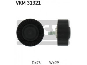SKF VKM 31321 kreipiantysis skriemulys, V formos rumbuotas diržas 
 Diržinė pavara -> V formos rumbuotas diržas/komplektas -> Laisvasis/kreipiamasis skriemulys
022 145 276, 022 145 276, 022 145 276