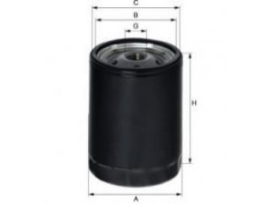 UNIFLUX FILTERS XO510 alyvos filtras 
 Techninės priežiūros dalys -> Techninės priežiūros intervalai
L321, L329, 8250106330, 8889842150