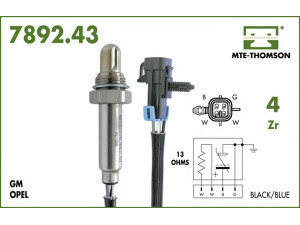 MTE-THOMSON 7892.43.032 lambda jutiklis 
 Variklis -> Variklio elektra
12 573 936, 855391, 855391