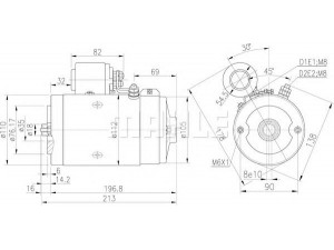MAHLE ORIGINAL MM 270 elektrovariklis