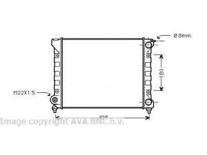 AVA QUALITY COOLING VW2047 radiatorius, variklio aušinimas 
 Aušinimo sistema -> Radiatorius/alyvos aušintuvas -> Radiatorius/dalys
191121253L, 191121253M