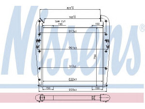 NISSENS 96960 tarpinis suslėgto oro aušintuvas, kompresorius 
 Variklis -> Oro tiekimas -> Įkrovos agregatas (turbo/superįkrova) -> Tarpinis suslėgto oro aušintuvas
13 73 517, 1373717, 1384059, 1408882