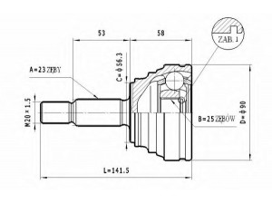 STATIM C.365 jungčių komplektas, kardaninis velenas 
 Ratų pavara -> Sujungimai/komplektas
7701352001, 7701351995, 7701349955