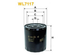 WIX FILTERS WL7117 alyvos filtras 
 Techninės priežiūros dalys -> Techninės priežiūros intervalai
801482, 2471400, 2471400, 211384