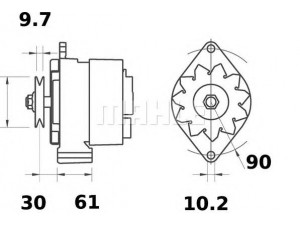 MAHLE ORIGINAL MG 400 kintamosios srovės generatorius
2147483647