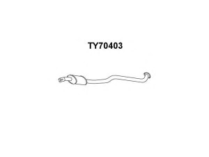 VENEPORTE TY70403 priekinis duslintuvas 
 Išmetimo sistema -> Duslintuvas
1742011360