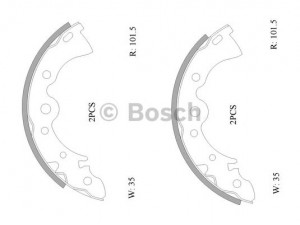 BOSCH 0 986 AB0 040 stabdžių trinkelių komplektas 
 Techninės priežiūros dalys -> Papildomas remontas
44060 51E25