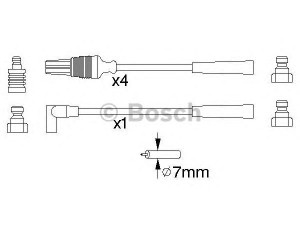 BOSCH 0 986 356 889 uždegimo laido komplektas 
 Kibirkšties / kaitinamasis uždegimas -> Uždegimo laidai/jungtys
5967 K6