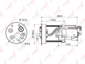 LYNXauto LF-953M kuro filtras 
 Degalų tiekimo sistema -> Kuro filtras/korpusas
16010-S9A-000