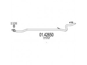 MTS 01.42650 išleidimo kolektorius 
 Išmetimo sistema -> Išmetimo vamzdžiai
1717V7