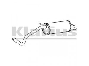 KLARIUS SK51Q galinis duslintuvas 
 Išmetimo sistema -> Duslintuvas
6Q9253609J, 6Q9253609J