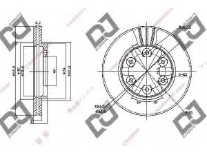 DJ PARTS BD1098 stabdžių diskas 
 Dviratė transporto priemonės -> Stabdžių sistema -> Stabdžių diskai / priedai
40206-03N00, 40206-03N01, 4020603N00