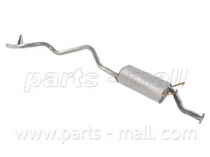 PARTS-MALL PYA-258 vidurinis duslintuvas 
 Išmetimo sistema -> Duslintuvas
2872043254, 2872043255