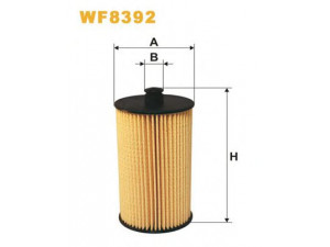 WIX FILTERS WF8392 kuro filtras 
 Techninės priežiūros dalys -> Papildomas remontas
2E0127159, 2E0127177