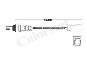 CALORSTAT by Vernet LS140048 lambda jutiklis 
 Variklis -> Variklio elektra
6628848, 6716057, 6847908, 6847914