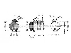 AVA QUALITY COOLING SBAK065 kompresorius, oro kondicionierius 
 Oro kondicionavimas -> Kompresorius/dalys
12758380, 5048368