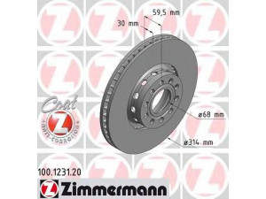 ZIMMERMANN 100.1231.20 stabdžių diskas 
 Stabdžių sistema -> Diskinis stabdys -> Stabdžių diskas
441 615 301 AA