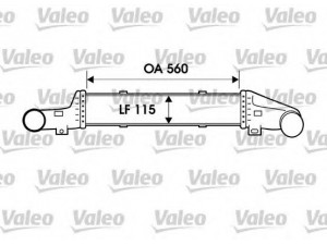 VALEO 817907 tarpinis suslėgto oro aušintuvas, kompresorius 
 Variklis -> Oro tiekimas -> Įkrovos agregatas (turbo/superįkrova) -> Tarpinis suslėgto oro aušintuvas
2105001400, 2105002000