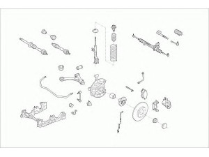 BOGE MERCE-A-KLA-FB001 vairavimo mechanizmas; rato pakaba 
 Ašies montavimas/vairavimo mechanizmas/ratai -> Prekių paieška pagal schemą